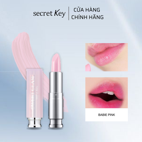 Son Dưỡng Có Màu Secret Key Sweet Glam Tint Glow – Baby Pink (3.5g)