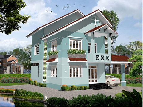 Mr Sơn THM chỉ bạn những màu sơn ngoại thất cho gia chủ mệnh Mộc hợp phong thủy