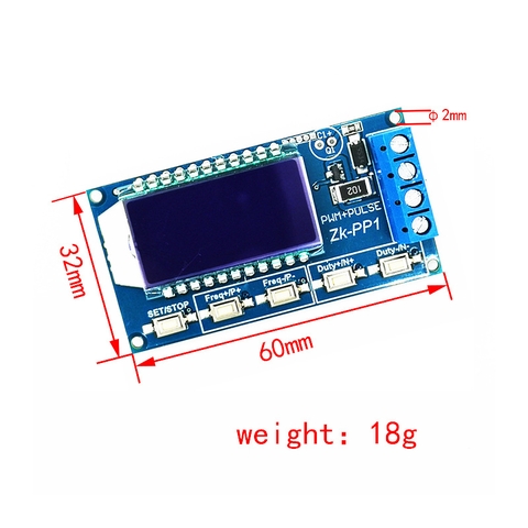 Mạch phát xung PWM hiển thị LCD