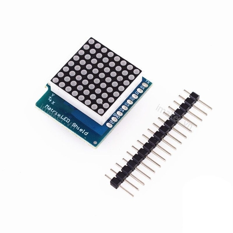 ESP8266 NodeMCU Lua D1 Mini Matrix LED 8x8 Shield