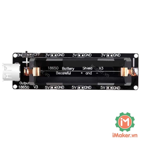 Mạch 18650 Battery Shield V3