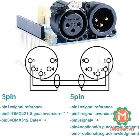 Mạch DMX Shield (Arduino Compatible)