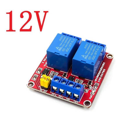 Module 2 Relay 12V kích Mức Cao/Thấp