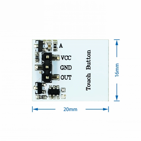 Cảm ứng 1 chạm điện dung tích hợp đèn nền HTDS