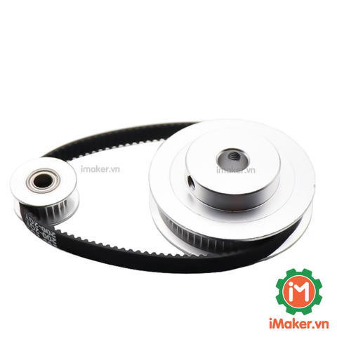 Pulley GT2 30 răng bản 6mm - Trục 5mm, 8mm