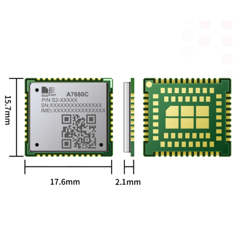 Module SIM A7680C-LANS 4G/3G/2G LTE CAT1