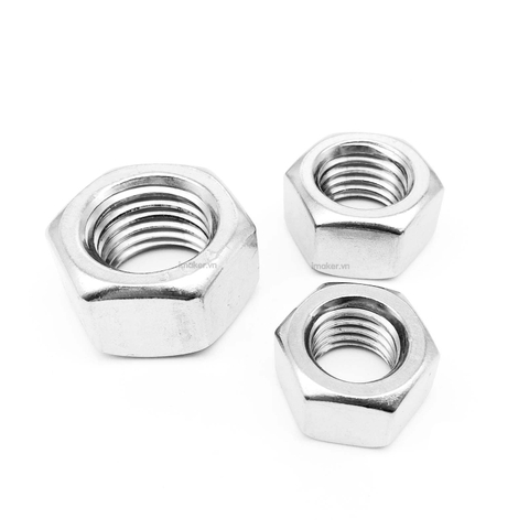 Tán Inox M3, M4, M5, M6 (gói 1 cái) - Đai ốc lục giác