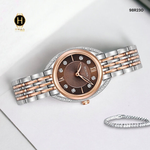 Bulova Quartz Curved Diamond 98R230