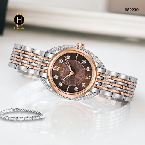 Bulova Quartz Curved Diamond 98R230