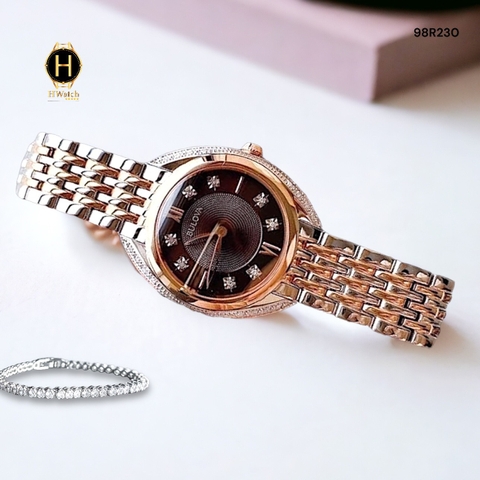 Bulova Quartz Curved Diamond 98R230