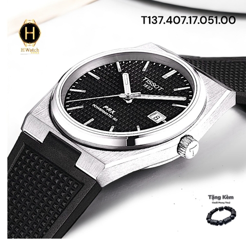 Đồng Hồ Nam Tissot Automatic PRX Powermatic 80 Black 40mm T137.407.17.051.00 ( T1374071705100 )