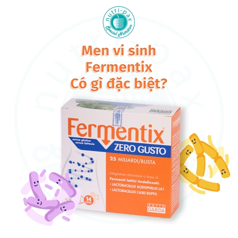 Men vi sinh Fermentix Zero Gusto - Điều gì làm nên sự khác biệt?
