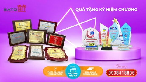 🏆 QUÀ TẶNG KỶ NIỆM CHƯƠNG – KHẲNG ĐỊNH GIÁ TRỊ, VINH DANH THÀNH CÔNG