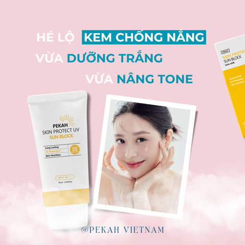 Hé lộ kem chống nắng hàn quốc vừa nâng tone vừa dưỡng trắng