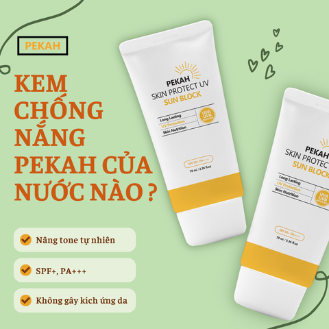 KEM CHỐNG NẮNG PEKAH CỦA NƯỚC NÀO ?