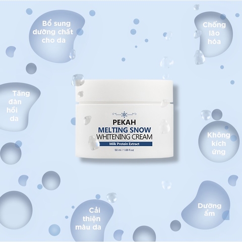 [ NHẬP MÃ KMT40 ] Kem Dưỡng Da Nâng Tone Và Ngừa Nếp Nhăn PEKAH - PEKAH Melting Snow Whitening Cream