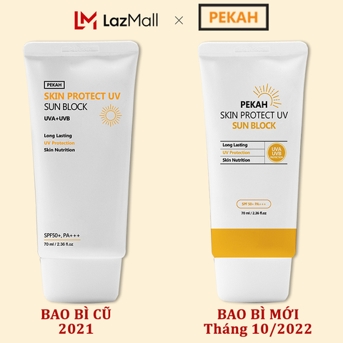 [Nhập mã  KM30K giảm 30K ]Kem Chống Nắng Vật Lý Nâng Tone , Bảo Vệ Da PEKAH - PEKAH PROTECT UV SUN BLOCK 70ml