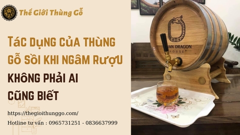 Tác dụng của thùng gỗ sồi khi ngâm rượu không phải ai cũng biết
