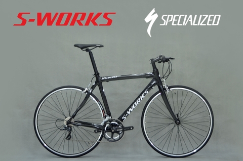 Xe đạp touring S-WORKS Specilized Khung carbon, càng Carbon, Group SHIMANO 2x8c, Lốp 700x23c