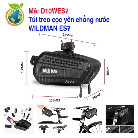 Túi treo cọc yên chống nước WILDMAN ES7