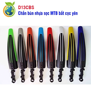 Chắn bùn nhựa sọc MTB bắt cọc yên