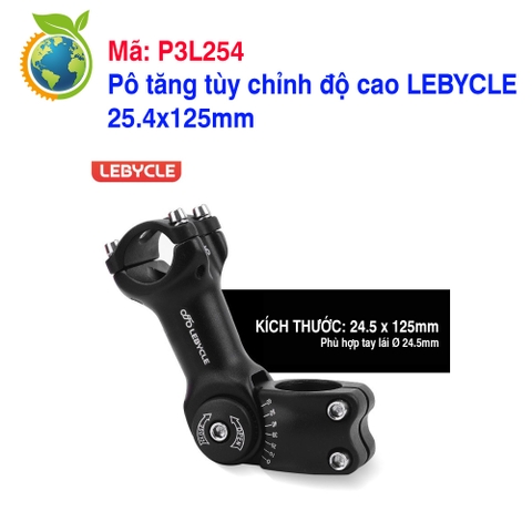 Pô tăng tùy chỉnh độ cao Lebycle  25.4x125mm