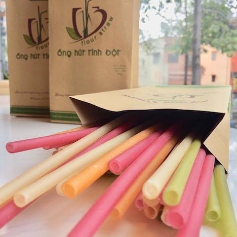 Ống hút tinh bột gạo - Flour Straws