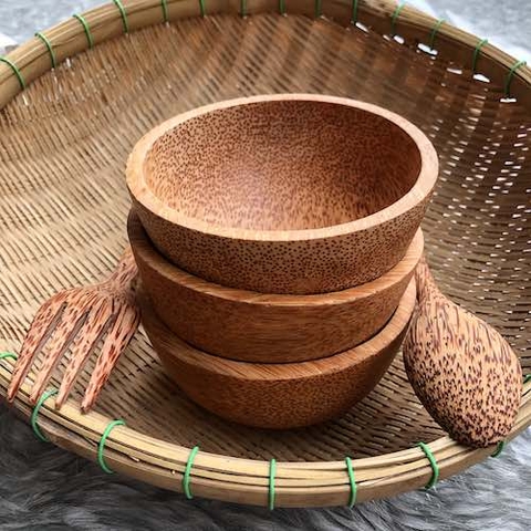 Chén gỗ dừa - Tô gỗ dừa - Coconut Wooden Bowl