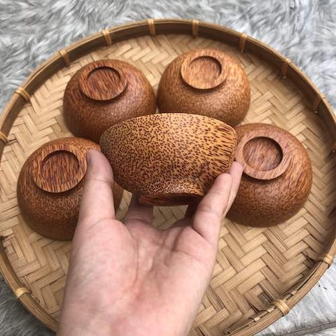 Chén gỗ dừa - Tô gỗ dừa - Coconut Wooden Bowl