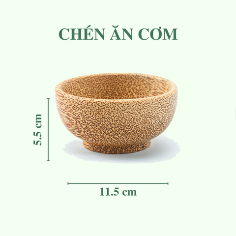 Chén gỗ dừa - Tô gỗ dừa - Coconut Wooden Bowl