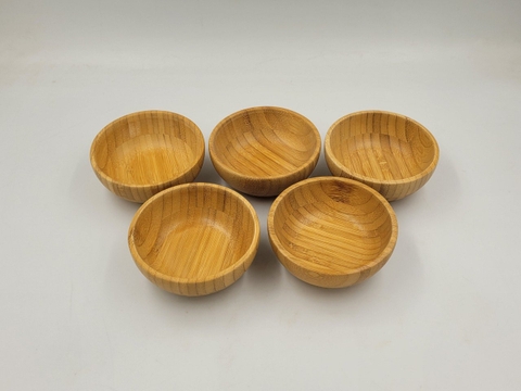 Bát tre đựng nước chấm - Chén nước chấm bằng tre