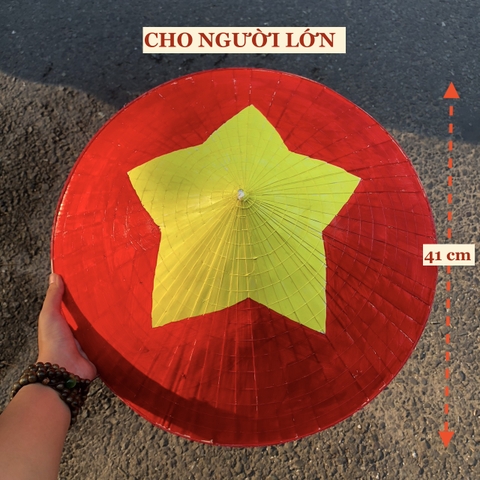 Nón lá Huế vẽ trang trí decor phong cách đồng quê -  Nón lá biểu diễn văn nghệ nhiều kích thước