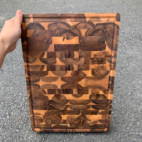 Thớt gỗ Teak 30x20x2.5cm - Thớt gỗ Tếch hình chữ nhật