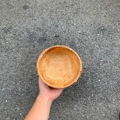Thúng tre hun khói nhiều kích thước- Winnowing Basket