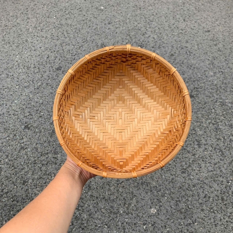 Thúng tre hun khói nhiều kích thước- Winnowing Basket