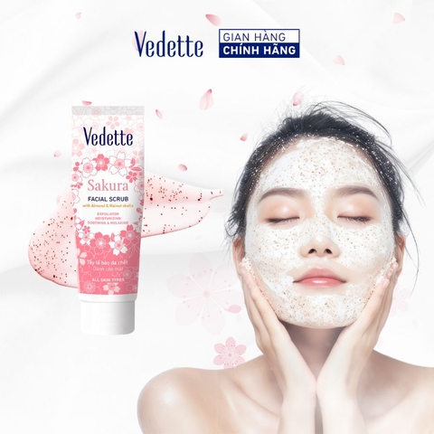 Sữa tẩy tế bào da chết Vedette Hương Hoa Anh Đào 50ml Sữa tẩy tế bào da chết Vedette Hương Hoa Anh Đào 50ml