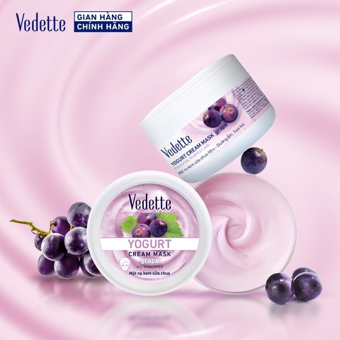 Mặt nạ sữa chua Vedette Nho 120ml dưỡng ẩm sâu và duy trì vẻ tươi trẻ cho làn da. Dùng cho mọi loại da. Mặt nạ sữa chua Vedette Nho 120ml dưỡng ẩm sâu và duy trì vẻ tươi trẻ cho làn da. Dùng cho mọi loại da.