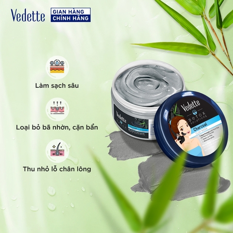 Mặt nạ đất sét than hoạt tính 145g giúp da sạch sâu, thông thoáng; loại bỏ bã nhờn, cặn bẩn và giúp thu nhỏ lỗ chân lông. Thích hợp cho làn da đô thị. Mặt nạ đất sét than hoạt tính 145g giúp da sạch sâu, thông thoáng; loại bỏ bã nhờn, cặn bẩn và giúp thu nhỏ lỗ chân lông. Thích hợp cho làn da đô thị.