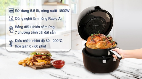 Nồi chiên không dầu Kangaroo KG65AF 6.5 lít