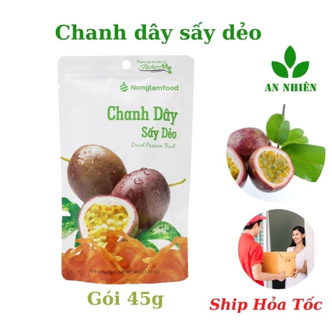 Chanh dây sấy dẻo Nong Lam Food gói 45g