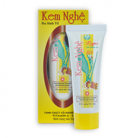 Kem nghệ Thorakao Leyna 25g Làm mờ các vết thâm, sẹo, giúp tái tạo da