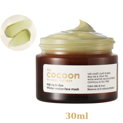 Mặt nạ Cocoon bí đao giảm nhờn sạch mụn 30ml