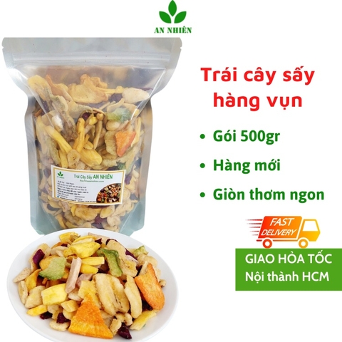 Trái cây sấy thập cẩm hàng vụn An Nhiên 500g