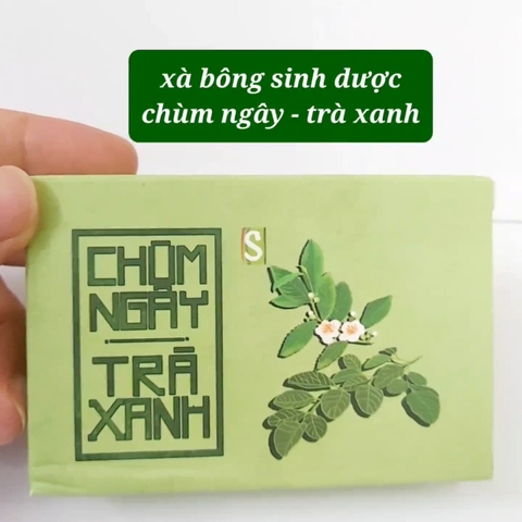 Xà bông sinh dược chùm ngây trà xanh 100g