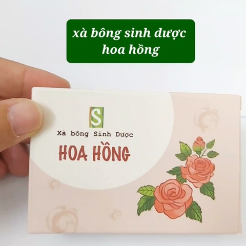 Xà bông sinh dược hoa hồng 100g