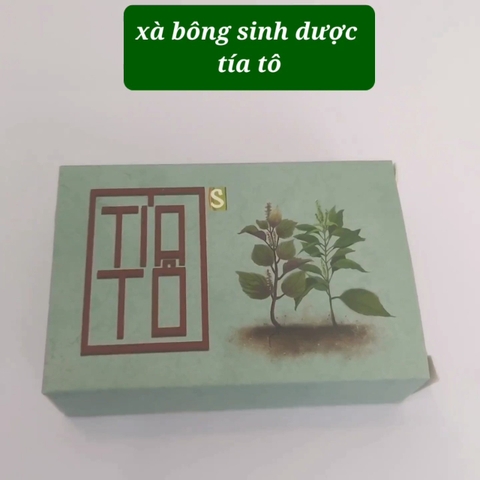 Xà bông sinh dược tía tô 100g