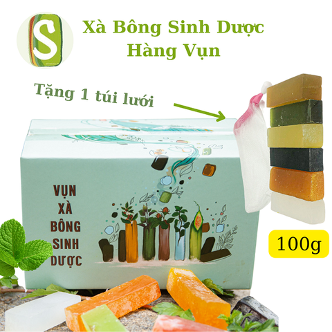 Vụn xà bông sinh dược, xà phòng tắm thiên nhiên từ HTX sinh dược