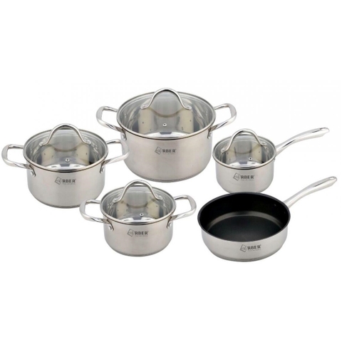 Bộ nồi inox 5 món Arber AB-DQ01