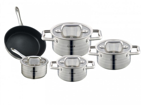 Bộ nồi inox 5 món Arber DOLPHIN