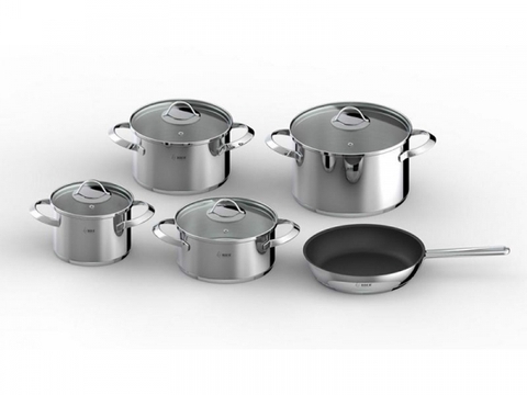 Bộ nồi inox 5 món Arber SAPPHIRE